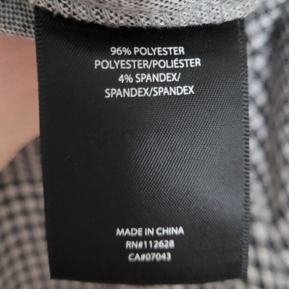 Tahari Black and White “Glen” Checkered Jegging (sz xs) - Picture 8 of 8